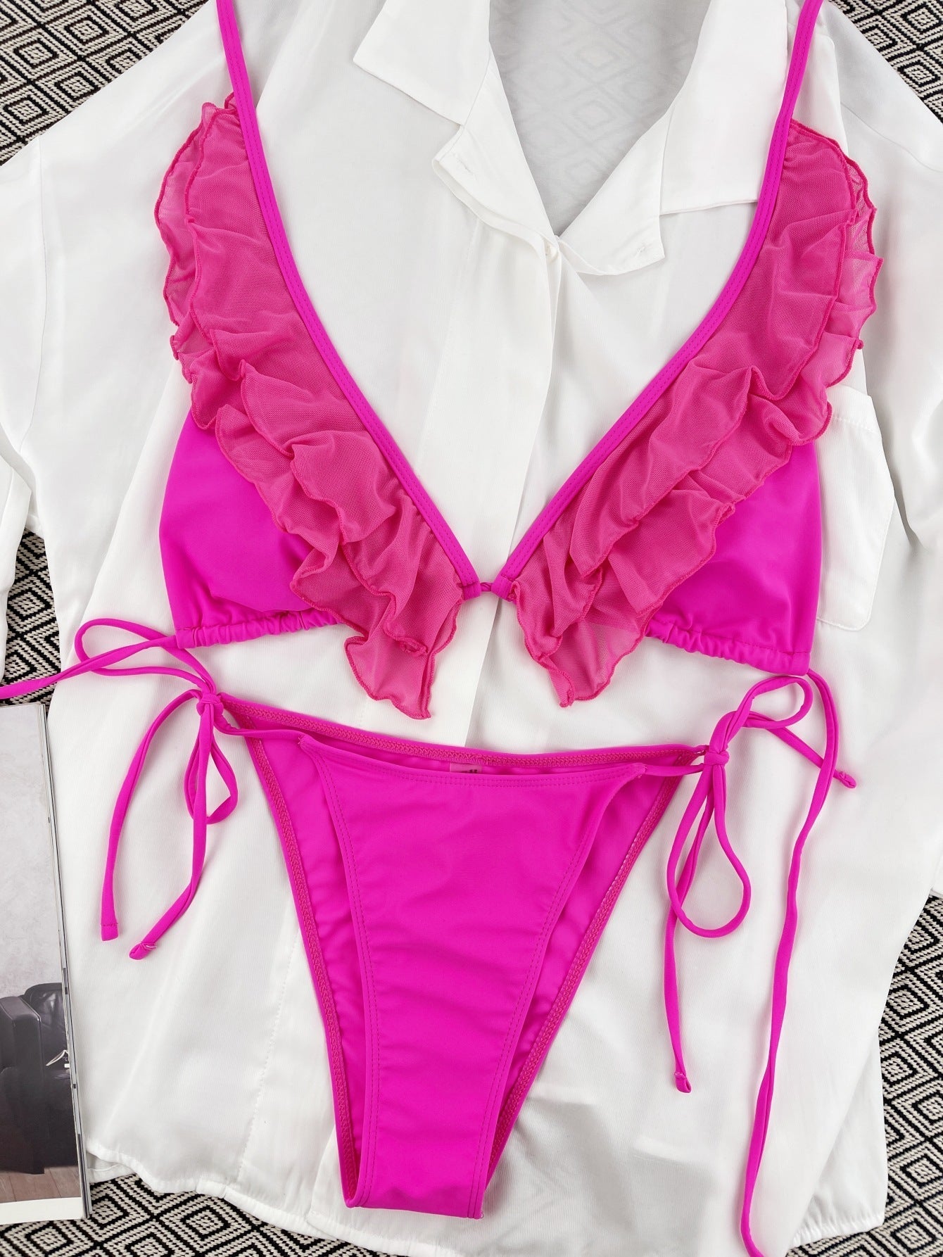 Women Mesh Wavy Sexy Bikini Swimsuit Bella Mia