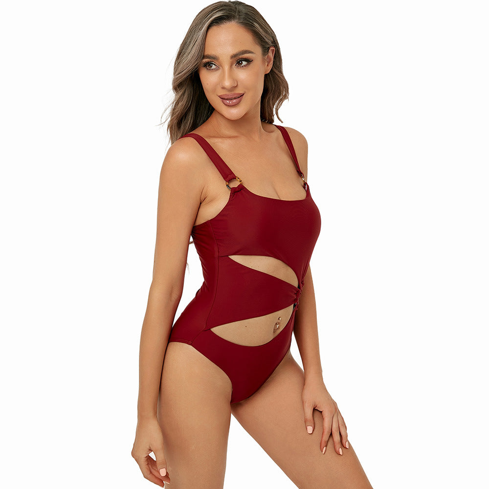Women Sling Halter Bikini Swimsuit One Piece Sexy Triangle One Piece Swimsuit Bella Mia
