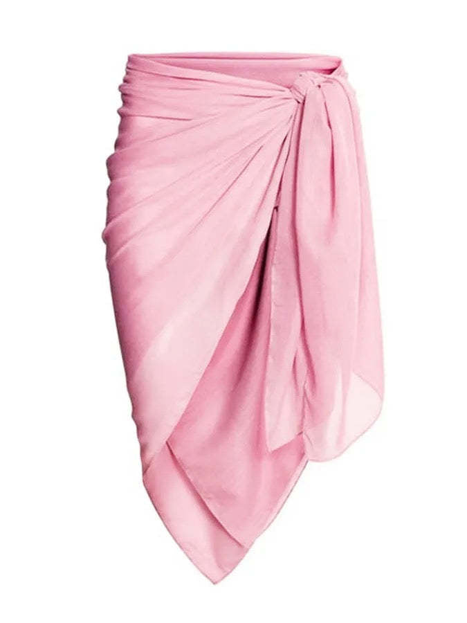 Ruffled One Piece Swimsuit Women Retro Swimsuit Bikini Mesh Beach Skirt Set Bella Mia