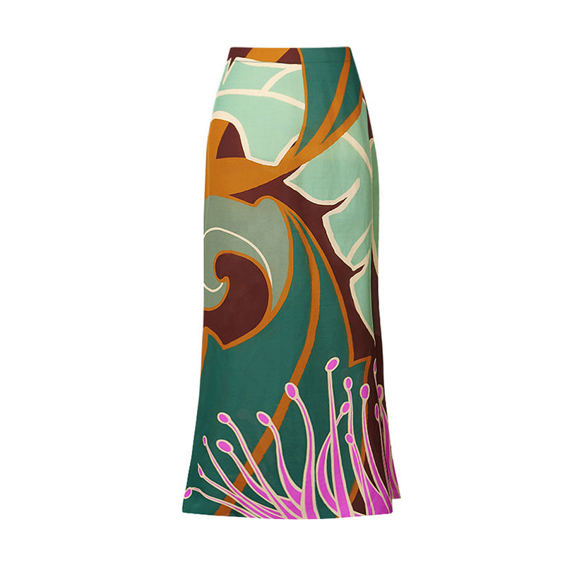 Halterneck Printed One Piece Swimsuit Women Clothing Wear Bella Mia