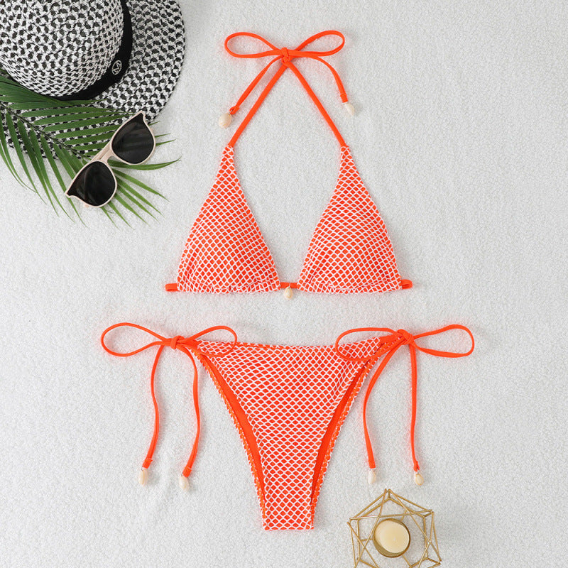 Swimsuit Women Split Sexy Net Beach Three Point Bikini Swimsuit Bella Mia