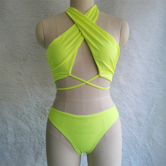 New Three Piece Swimsuit Women Dress Printed Bikini Sexy Split Swimsuit Bella Mia