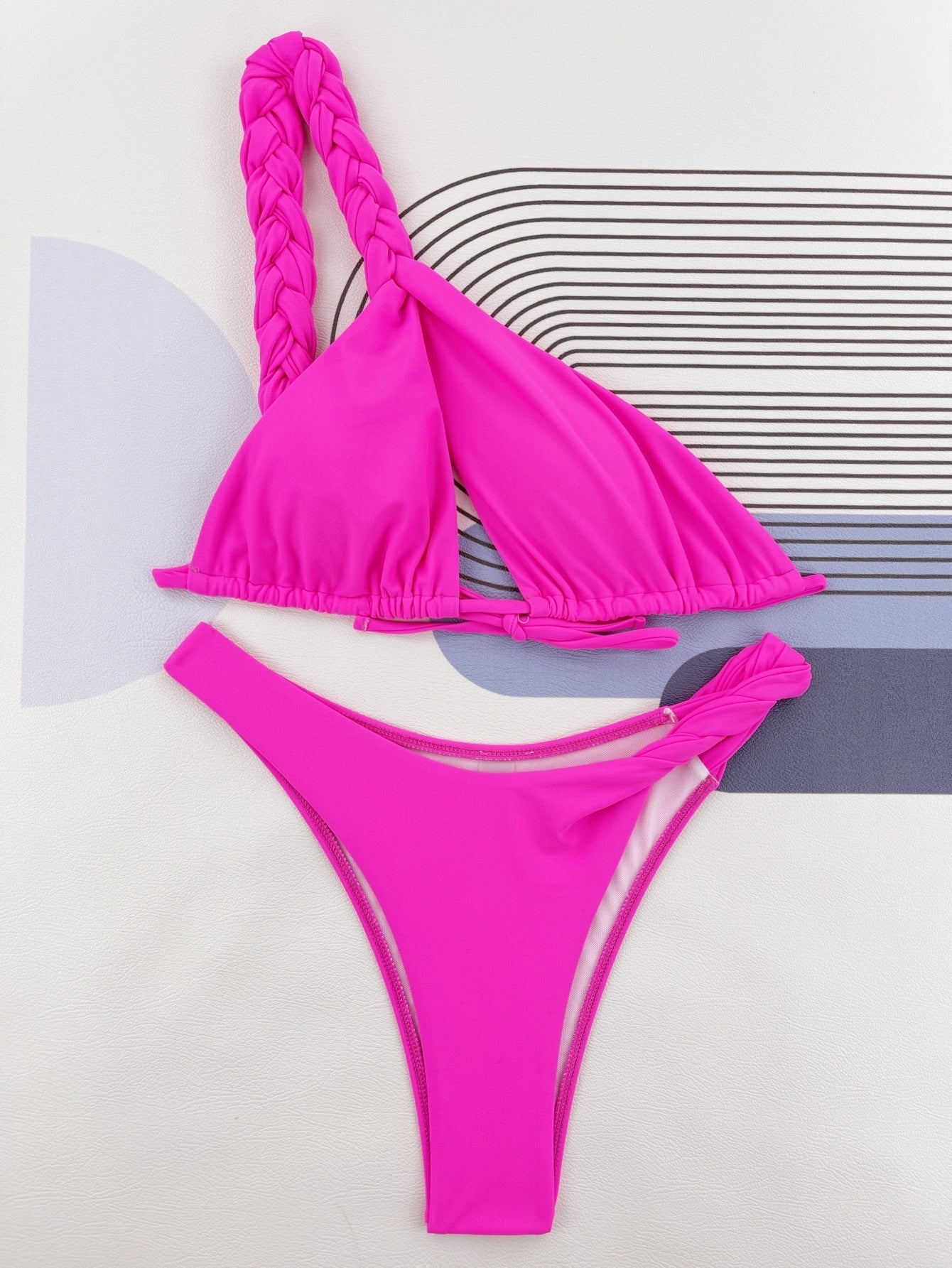 Bikini Woven Shoulder Strap Swimsuit Swimsuit Bella Mia