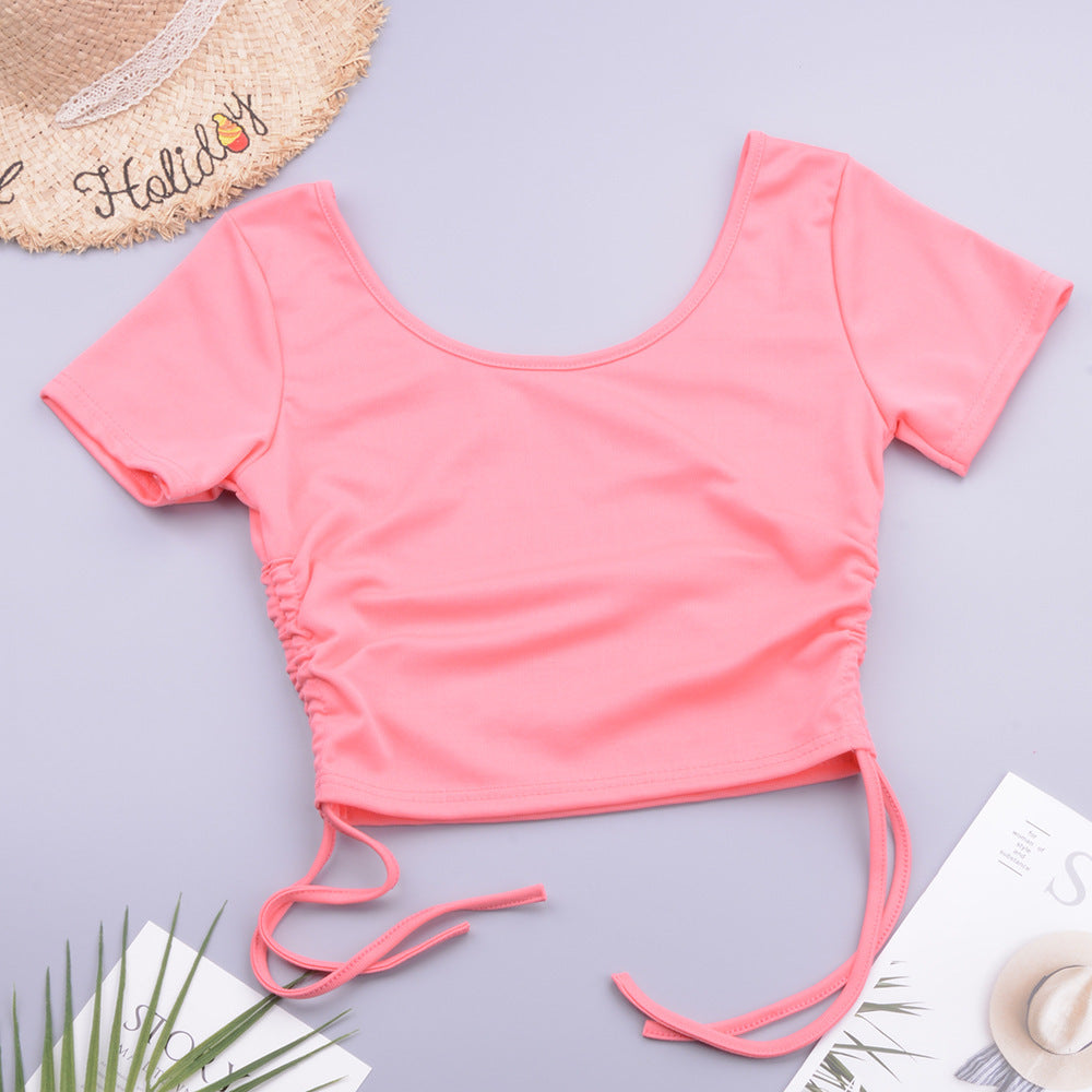 Beach Holiday Solid Color Linen Modal Comfortable Women Adjustable Top Bella Mia