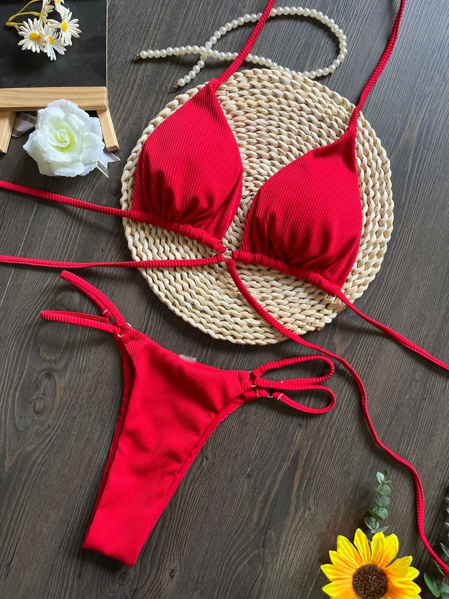 Bikini Special Fabric Bandage Swimsuit Beach Sexy Women Swimsuit Bella Mia