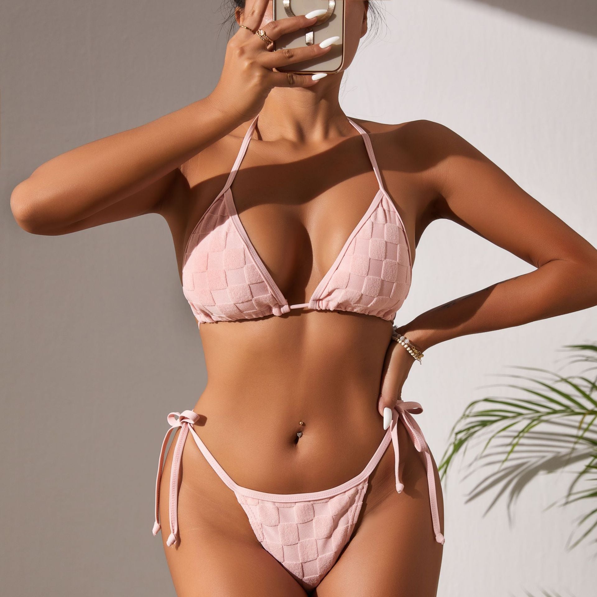 Sexy Swimsuit With Shoulder Straps Bikini Women Three Point Tether Split Swimsuit Bikini Bella Mia