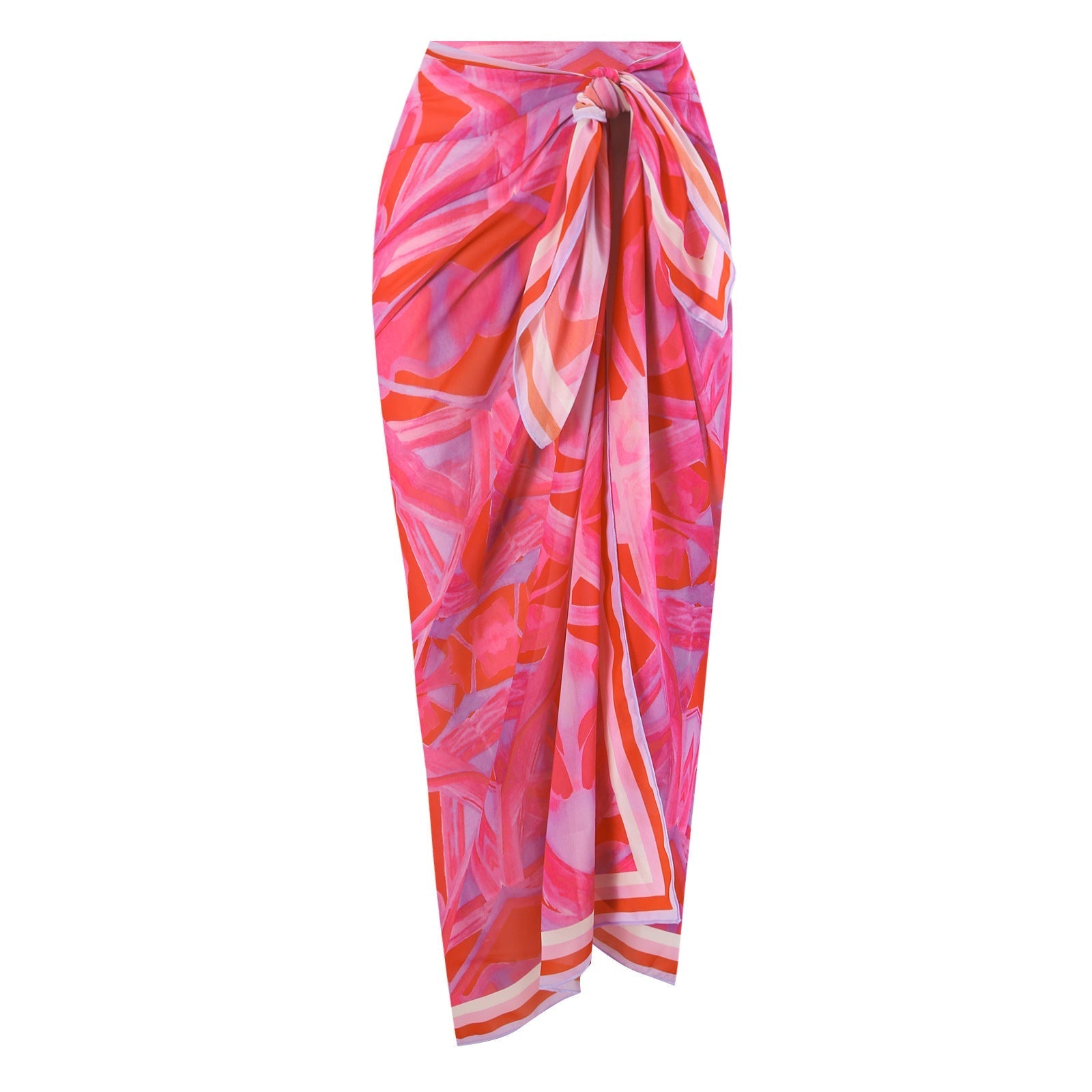 Retro One Piece Swimsuit Women Deep V Plunge Lace up Chiffon Skirt Set Bella Mia