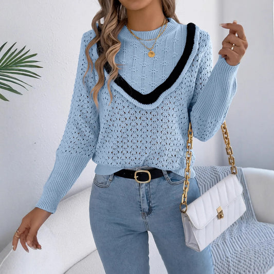 Women Clothing Autumn Winter Fungus Long Sleeve Pullover Bella Mia