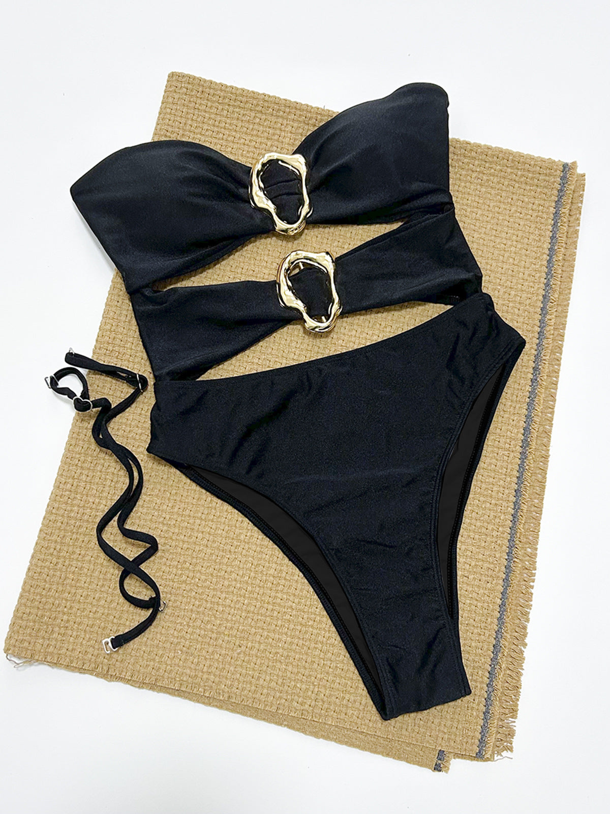 One Piece Swimsuit for Women Bikini Lady Sexy Solid Color Swimwear Bikini Bella Mia