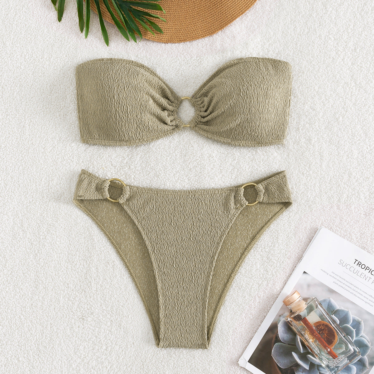 Swimsuit Sexy Bikini with Chest Pad Women Fission Swimsuit Bikini Bella Mia