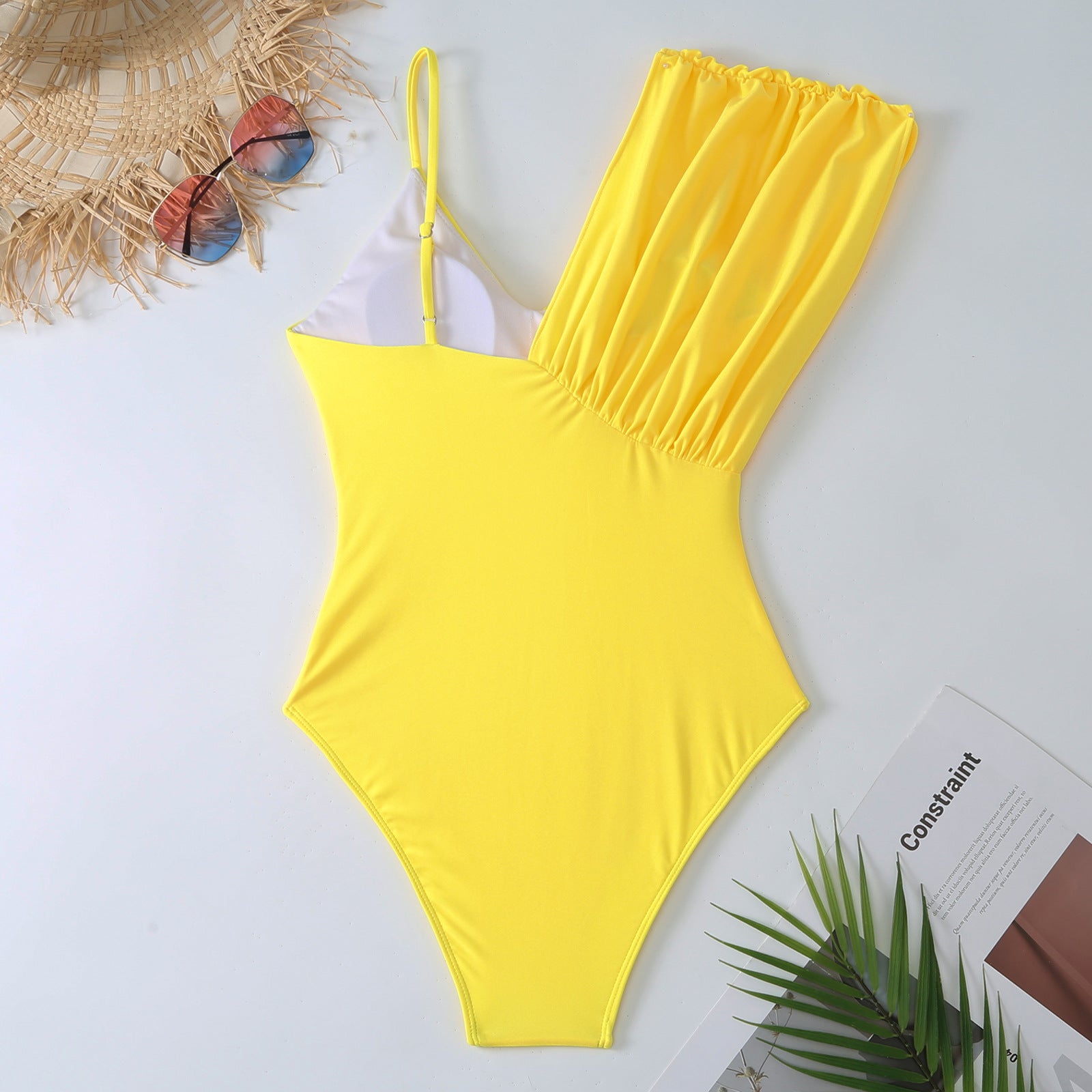 Solid Color Sexy Swimsuit Women Tight Conservative Spring Vacation Swimsuit Set Bella Mia