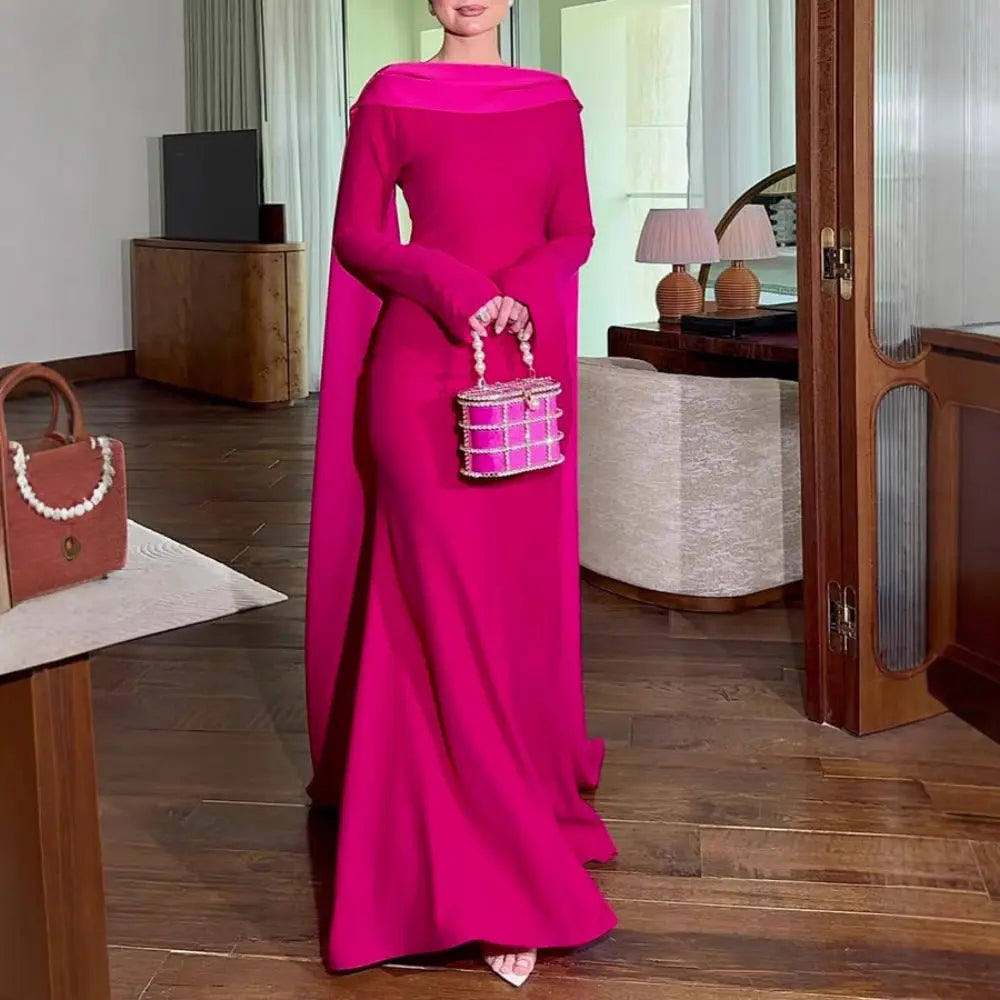 Women Clothing Spring Sexy Sheath Shawl Ribbon Evening Dress Bella Mia