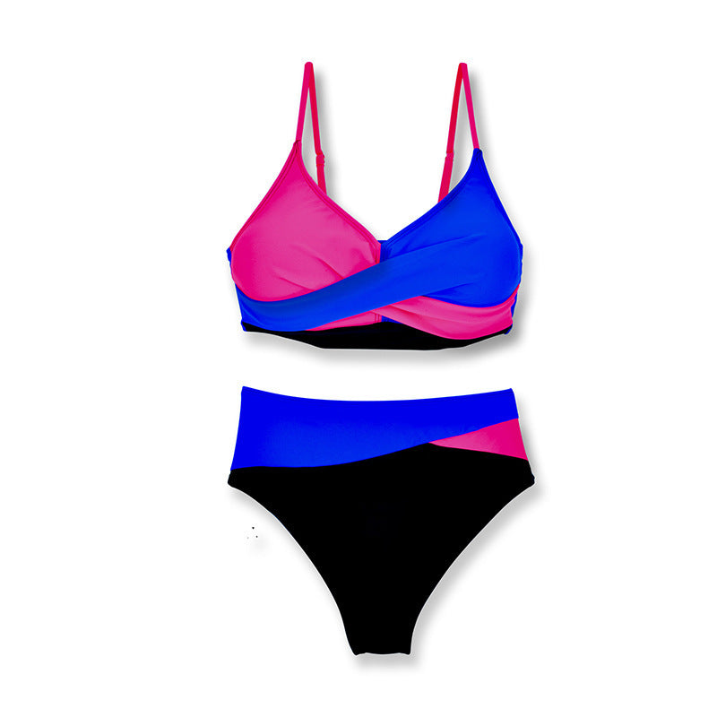 Color Matching Bikini Split Swimsuit Women Beach Spring Swimsuit Bikini Bella Mia