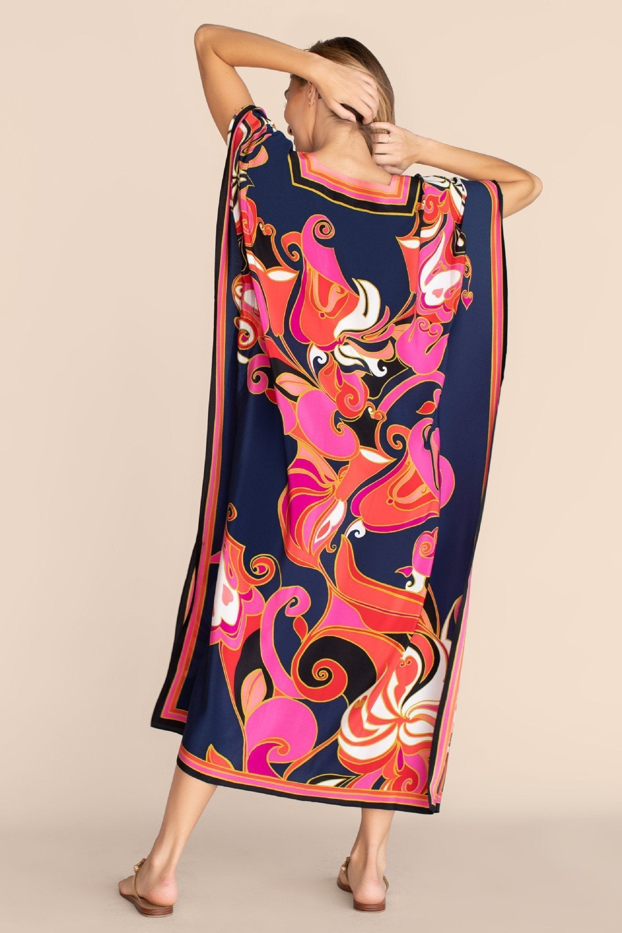 Fabrics Printed Robe Vacation Casual Beach Bikini Cover Bella Mia