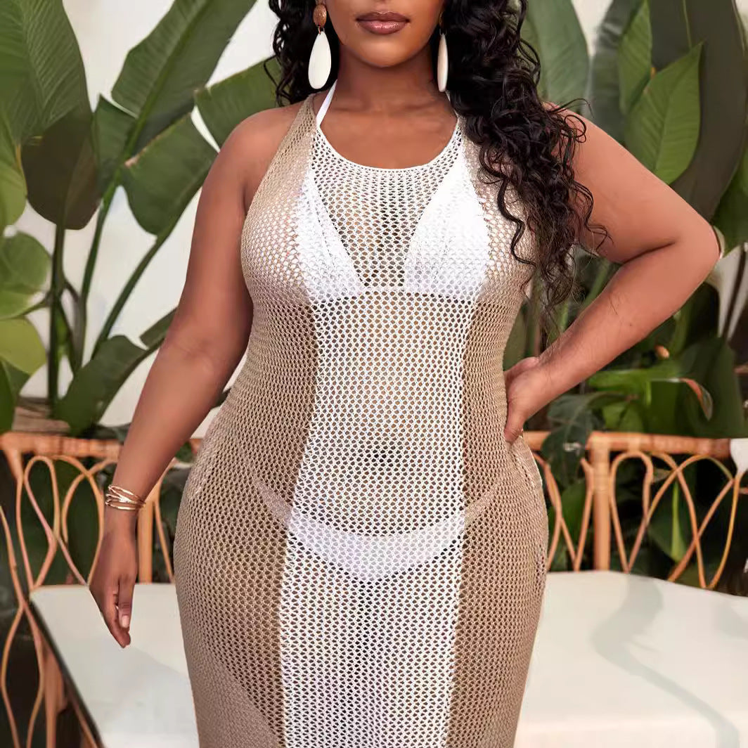 Sweater Swimsuit Blouse Summer Woolen Dress Hollow Out Cutout Out Women Clothing Sweater Bella Mia