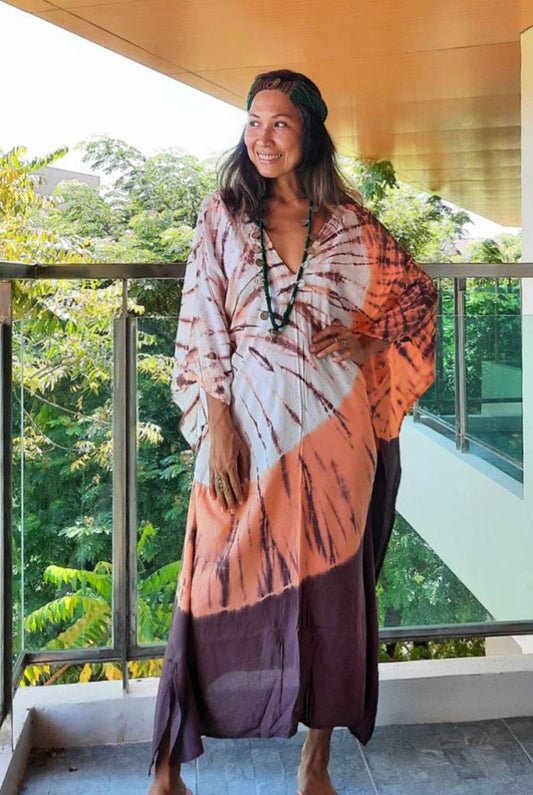 Rayon Printed Robe Vacation Casual Beach Bikini Cover 3 Colors Bella Mia