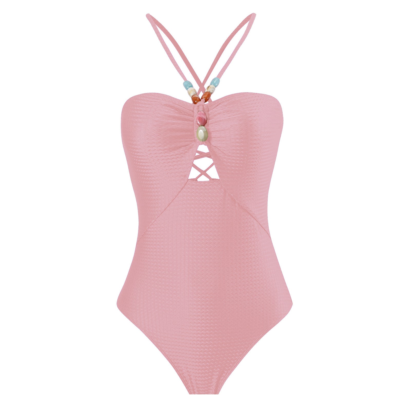 Arrival Solid Color One Piece Women Swimwear Suit French Retro Covering Belly Thin Swimming Bella Mia