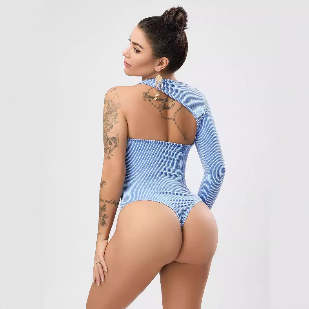 Stretch Bodysuit Sexy Cutout Jumpsuit Backless Women Backless Top Bella Mia