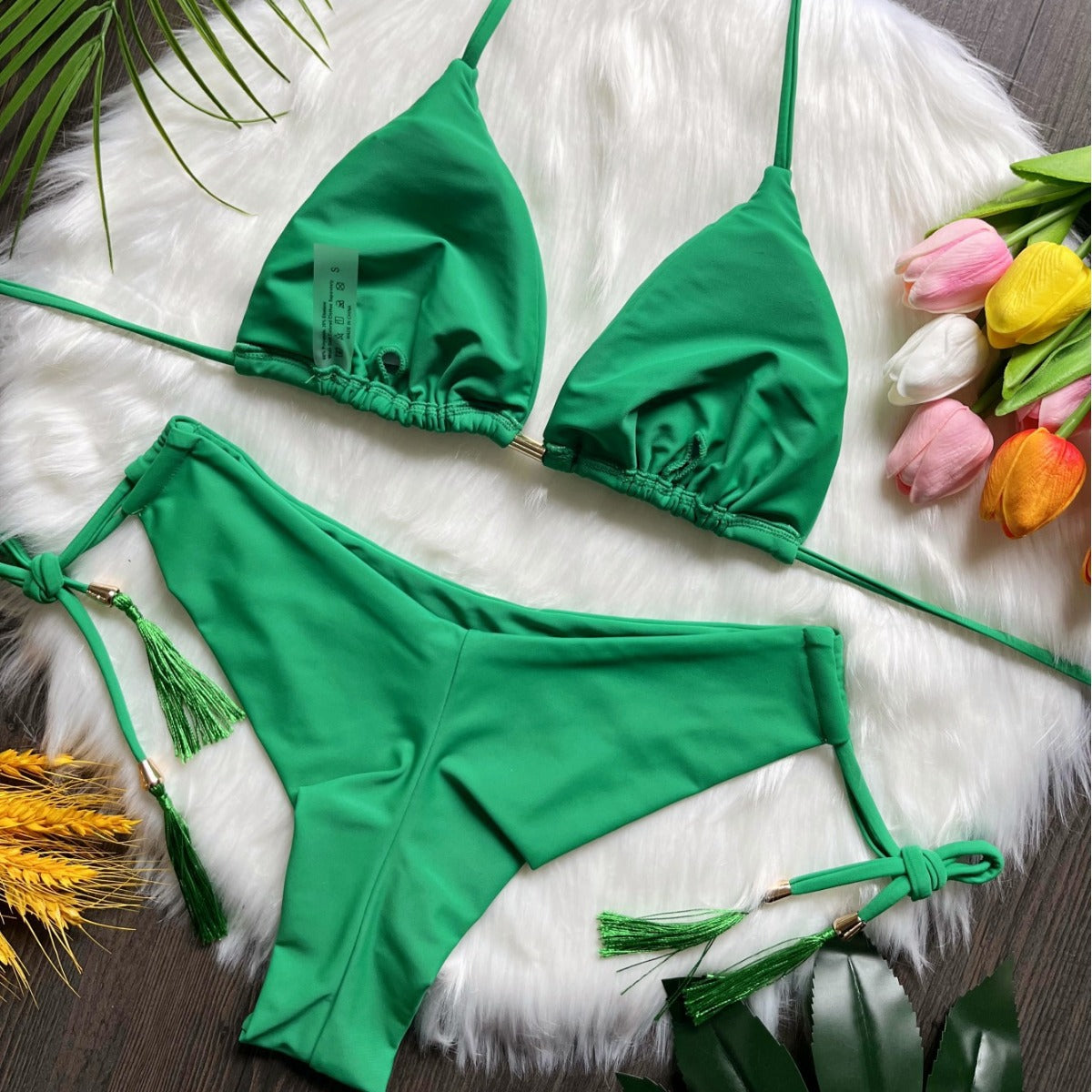 Bikini Printed Tassel Swimsuit Beach Sexy Women Swimsuit Bella Mia