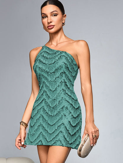 Sexy Sequin Sling Dress Short Dress Women Clothing Party Dress