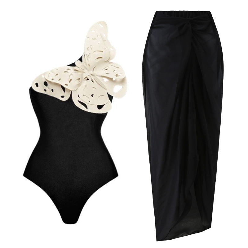 3D Butterfly Decoration One Piece Swimsuit Women Bella Mia