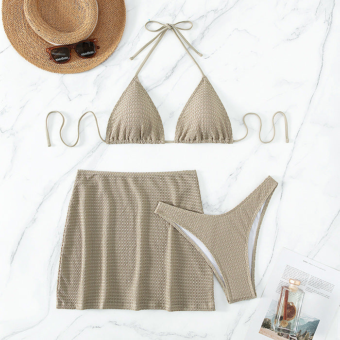 Ladies Swimsuit Split Three Piece Swimsuit Sexy Women Bikini Material Summer Swimsuit Bella Mia