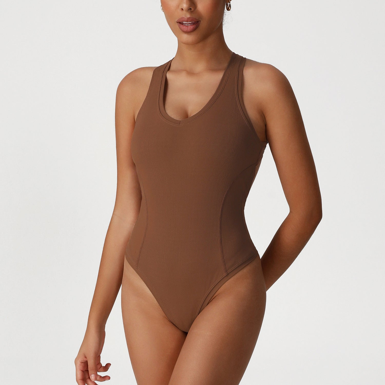 Cross Backless Yoga Jumpsuit Tight Fitness One Piece Vest Corset Leotard Bella Mia