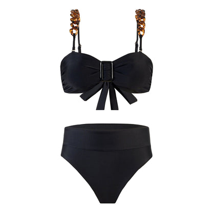 High Waist Print Bikini Swimsuit Sexy Swimwear Women Bikini