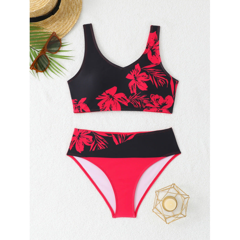 Swimsuit Women Split Sexy Bikini Printed Swimsuit Bella Mia