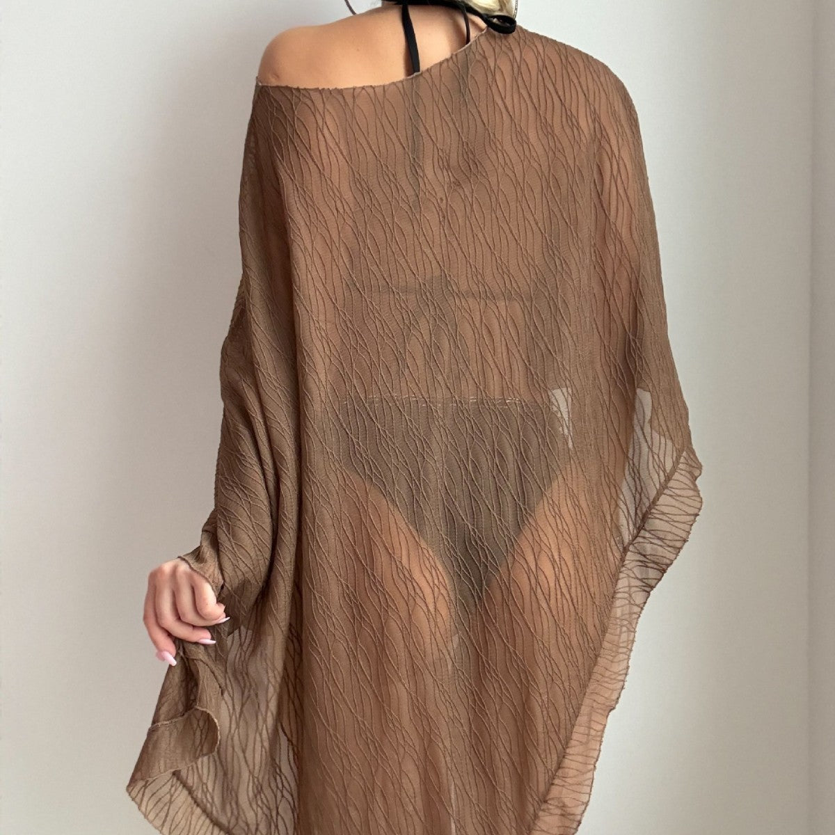 Women Solid Color Vacation Blouse Swimsuit Bella Mia