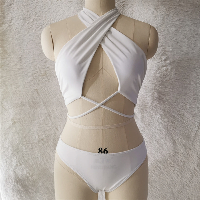 New Three Piece Swimsuit Women Dress Printed Bikini Sexy Split Swimsuit Bella Mia