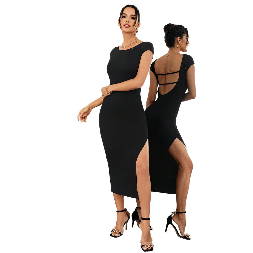Women Sexy Big Backless Party Slim Slimming Sheath Dress Bella Mia