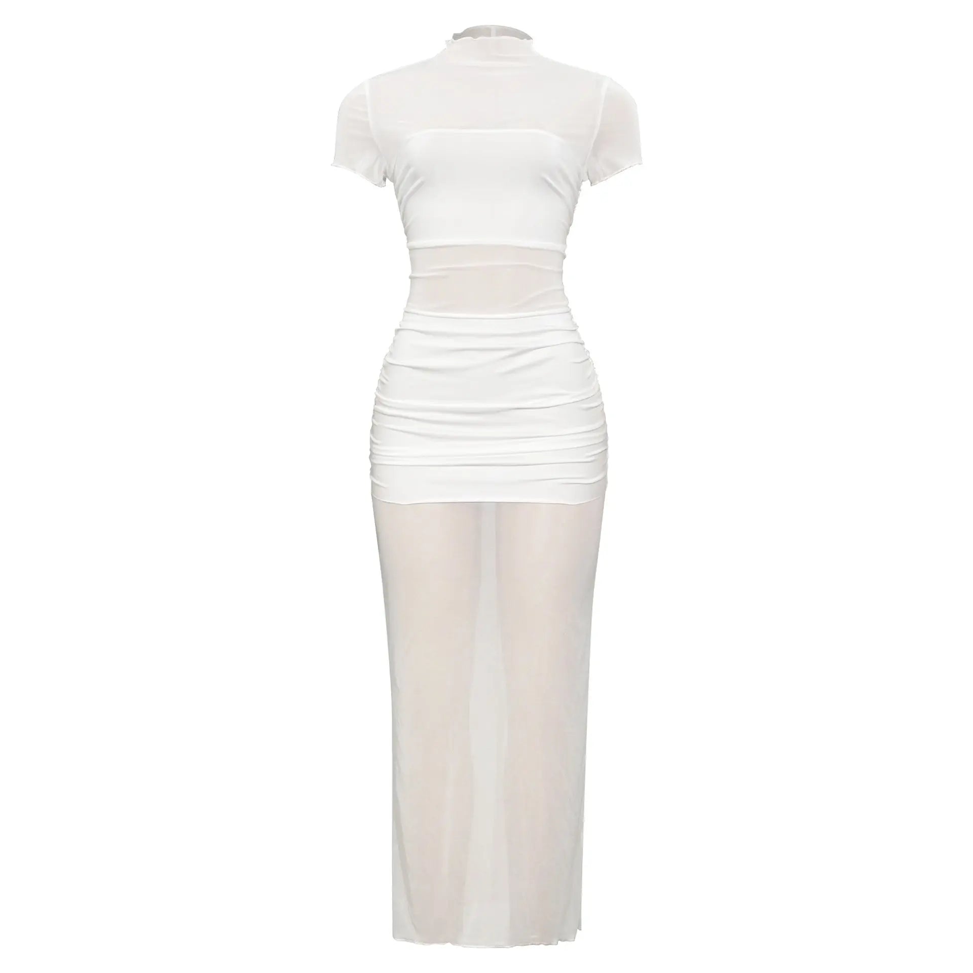 Summer Casual Trend Slim Fit Solid Color Street Dress Bella Mia