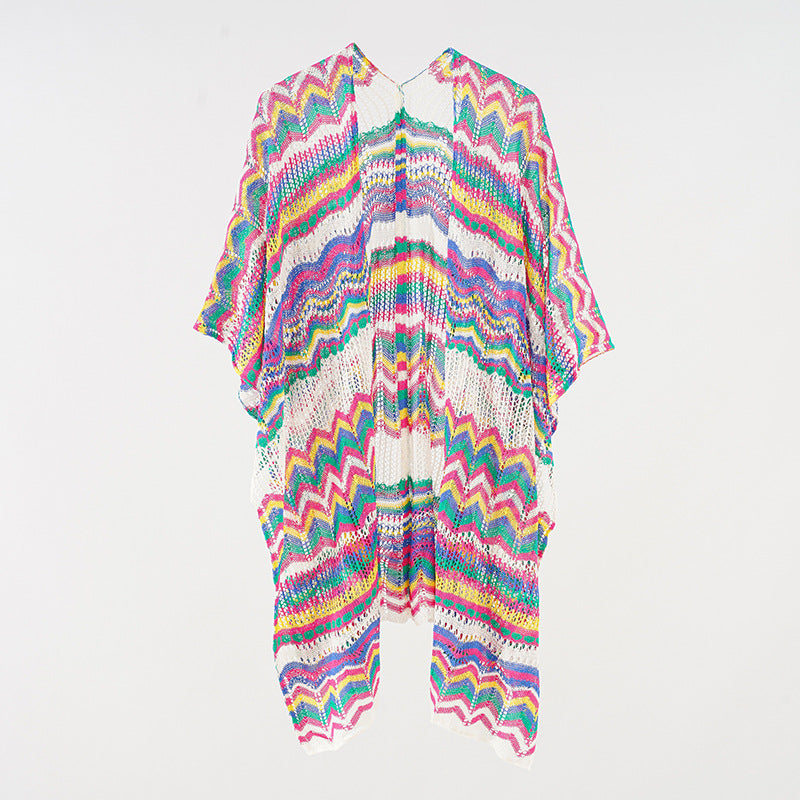 Shawl Travel Wear Cape Shawl Travel Scarf Women Outer Wear Cloak Ice Silk Bella Mia