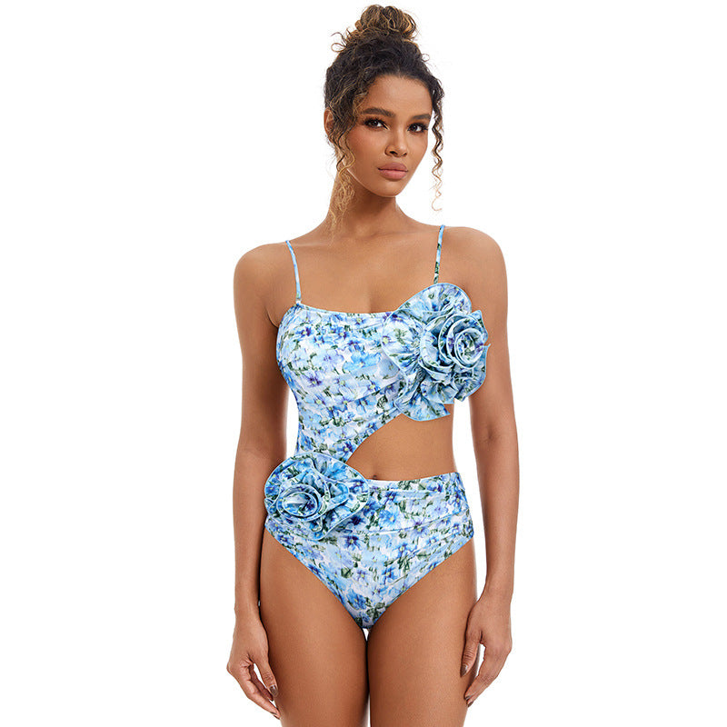 Floral Decoration Or Hollow Out Cutout out Swimsuit Women Clothing Wrap Bella Mia