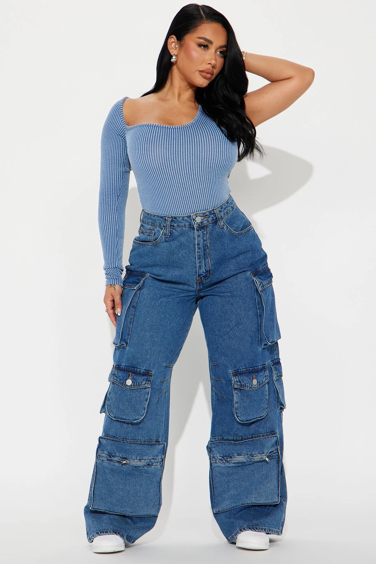 Stretch Bodysuit Sexy Cutout Jumpsuit Backless Women Backless Top Bella Mia