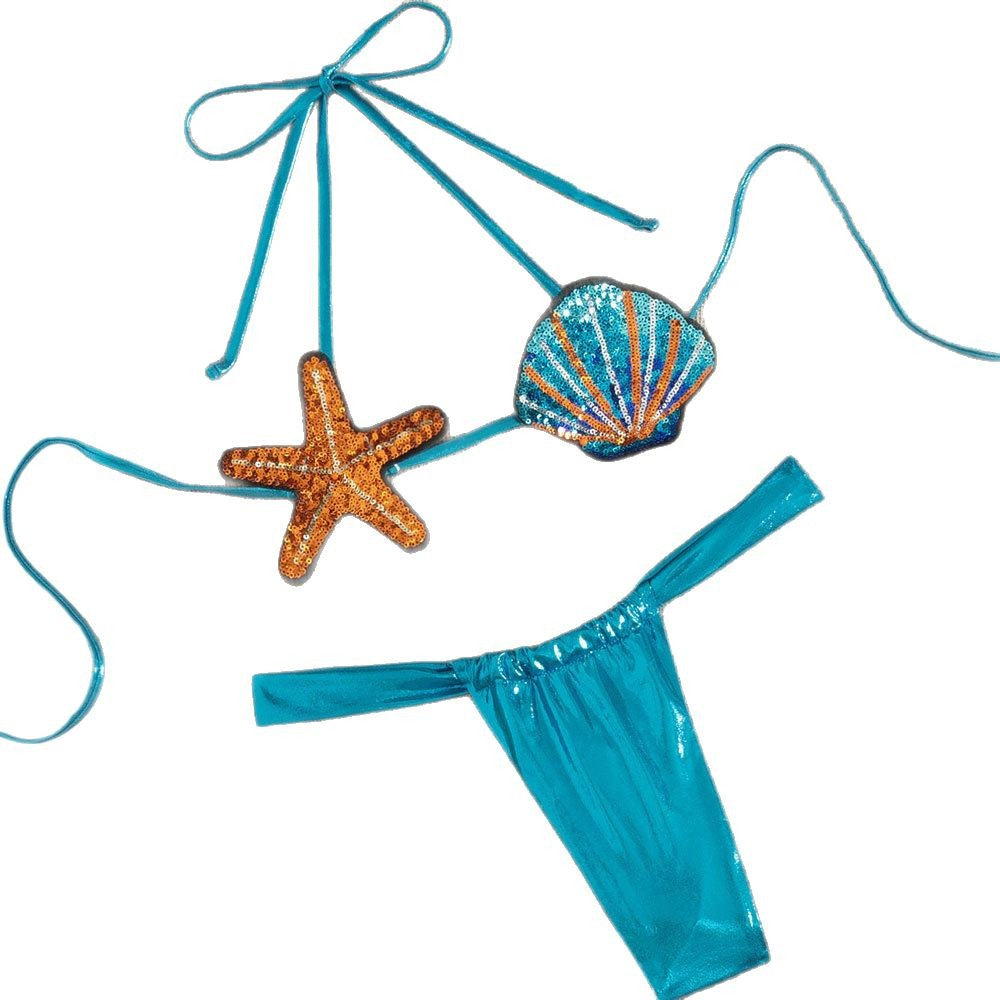 Ladies Sexy Split Swimsuit Shell Starfish Bikini Advanced Set Bella Mia