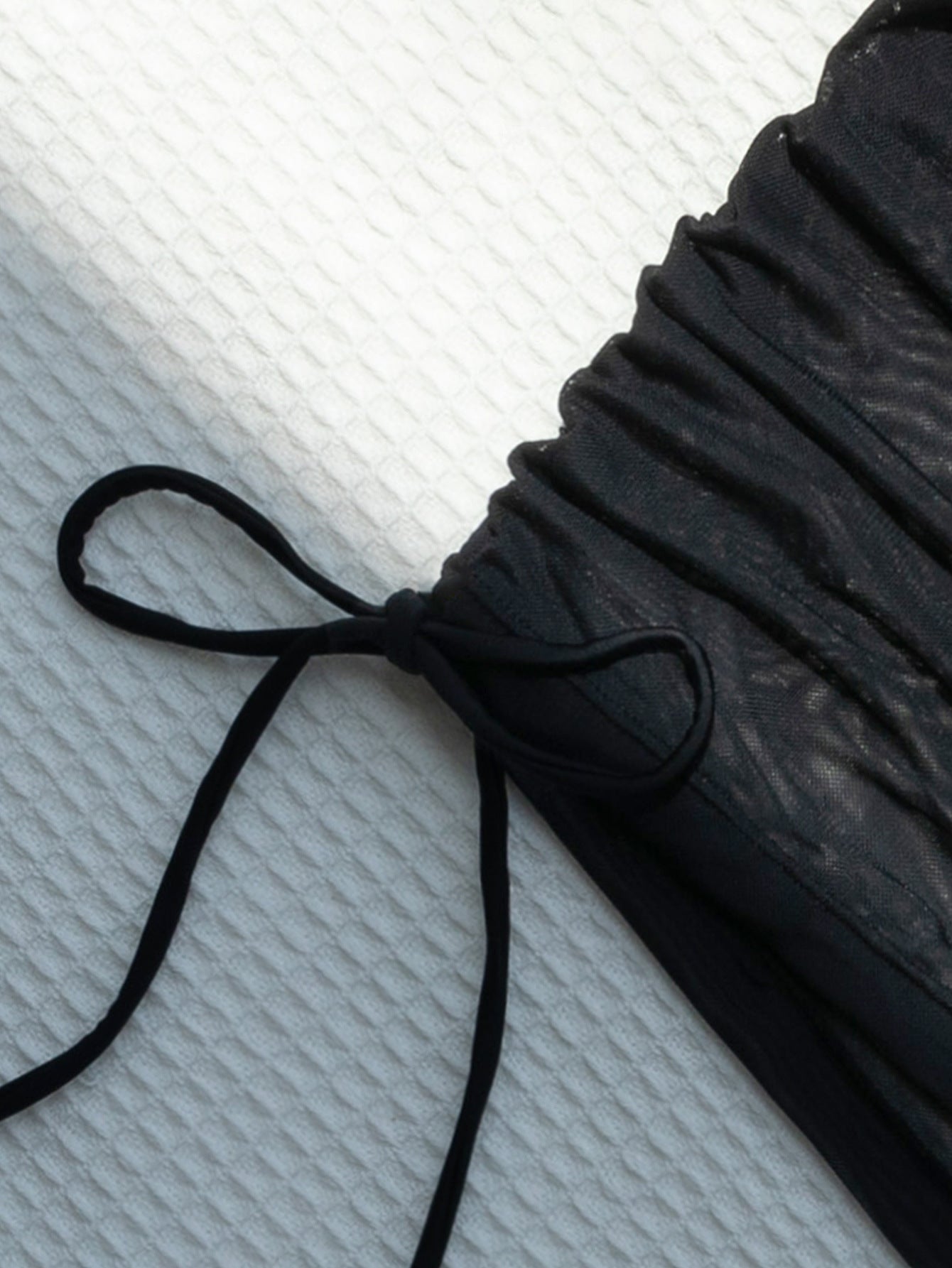 Solid Color Drawstring Mesh Shorts Sexy Bikini Beach Cover up Swimsuit for Women Bella Mia