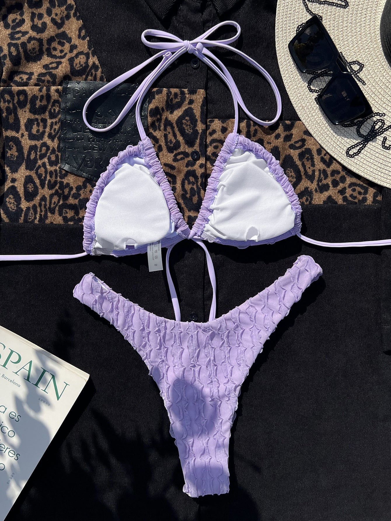 Split Swimsuit Three Dimensional Petals Bandage Sexy Bikini Swimsuit Bikini Bella Mia