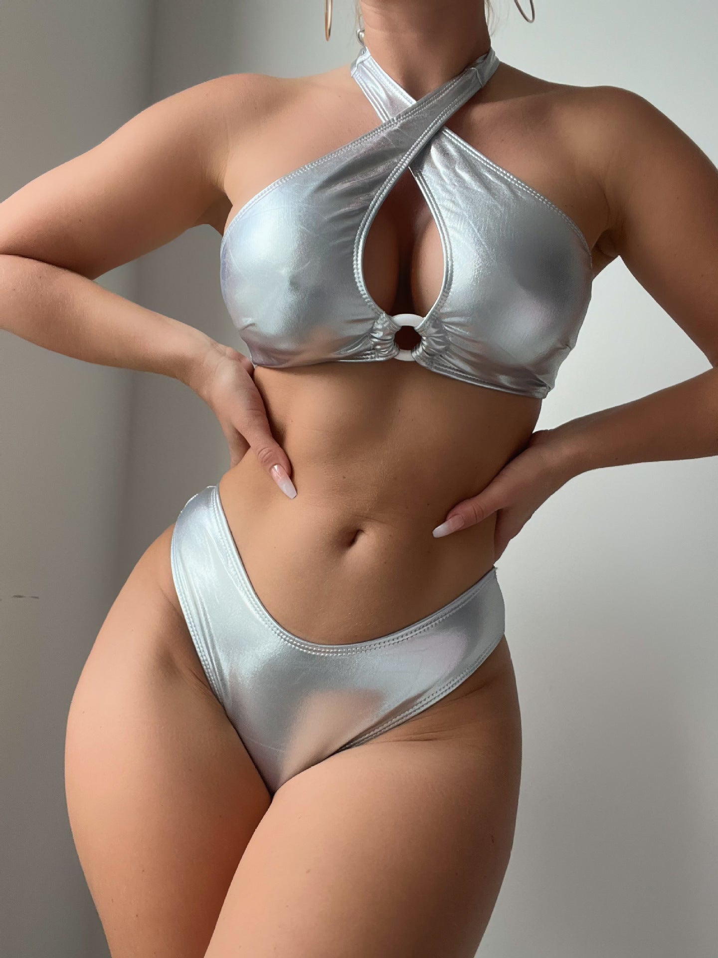Solid Color Sexy Bikini Three Piece Bella Mia