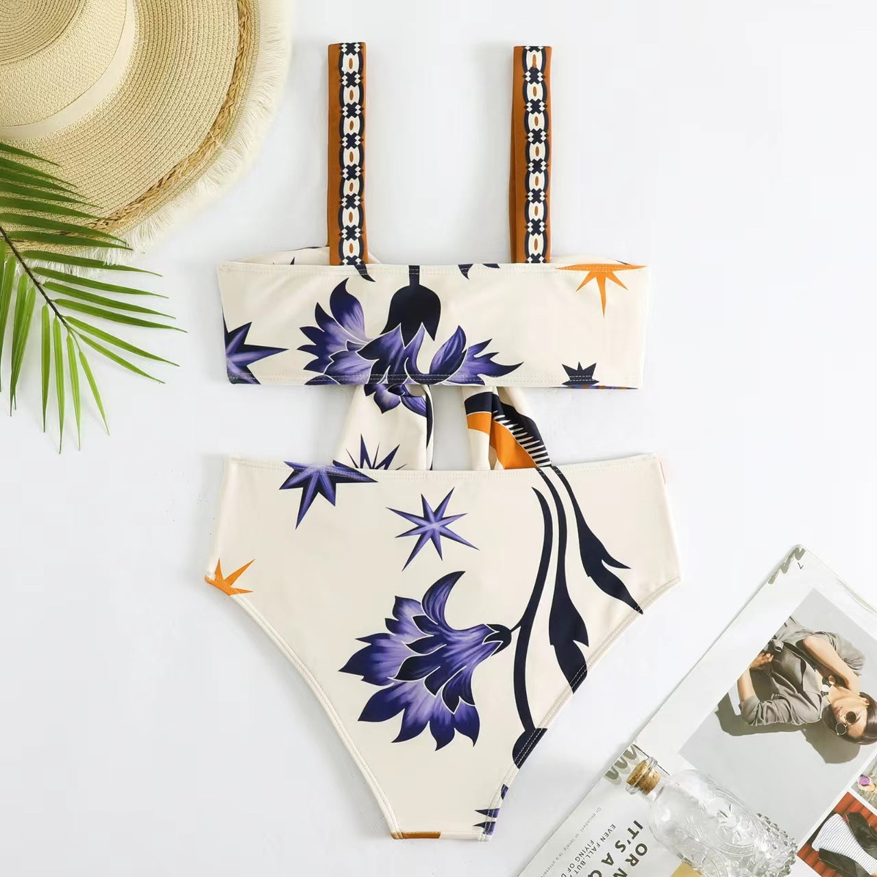 Women Summer Push up Bikini Sexy High Waist Bikini Split Swimsuit Set Chiffon Dress Bella Mia