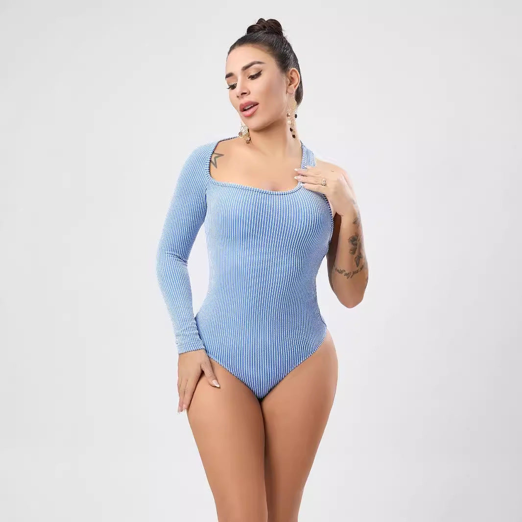 Stretch Bodysuit Sexy Cutout Jumpsuit Backless Women Backless Top Bella Mia