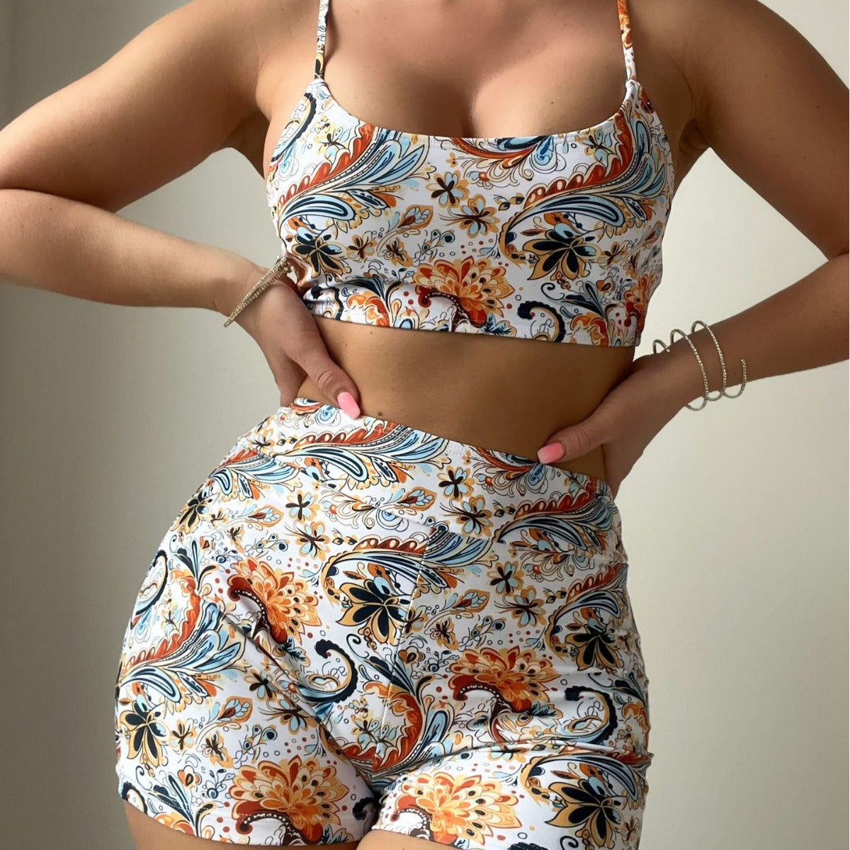 Paisley Pattern Printed Bikini Suit Bella Mia