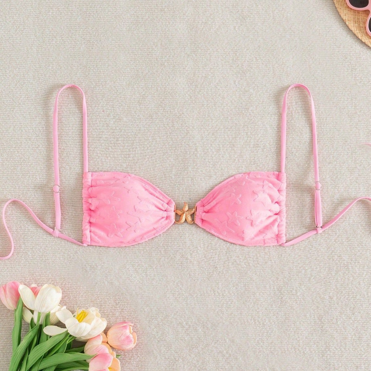 Lace up Sexy Bikini Special Fabric Bikini Swimsuit Women Solid Color Bikini Bella Mia