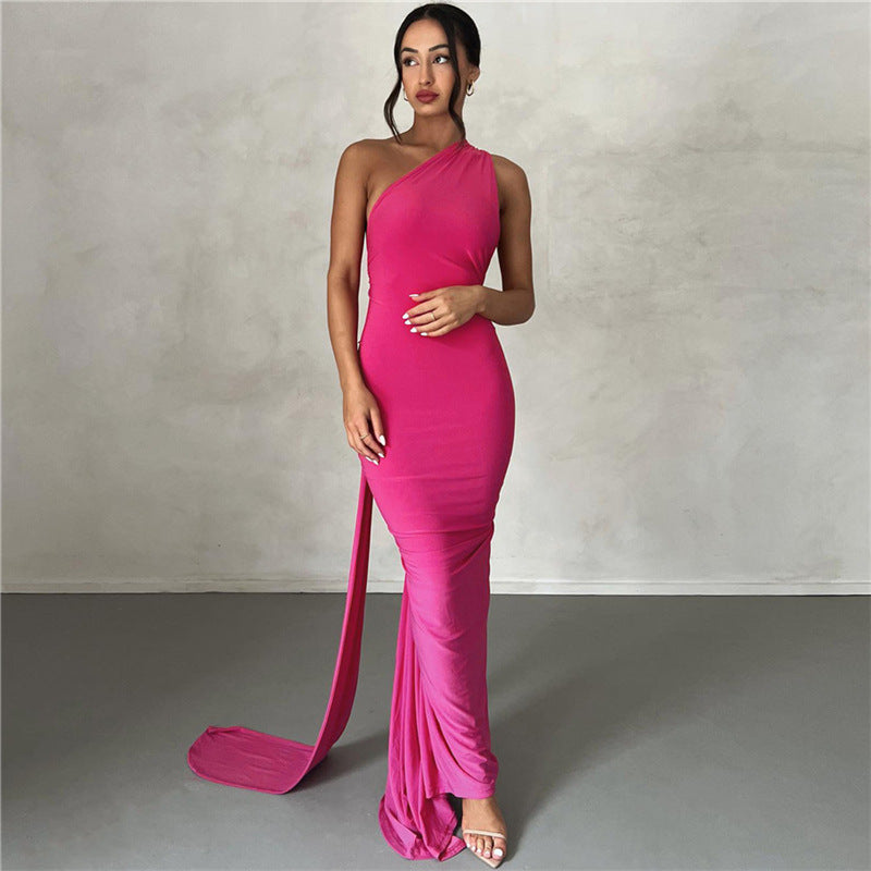 Summer Women Clothing Sexy Backless Halter Sheath Slim Fit Evening Dress Dress for Women Bella Mia