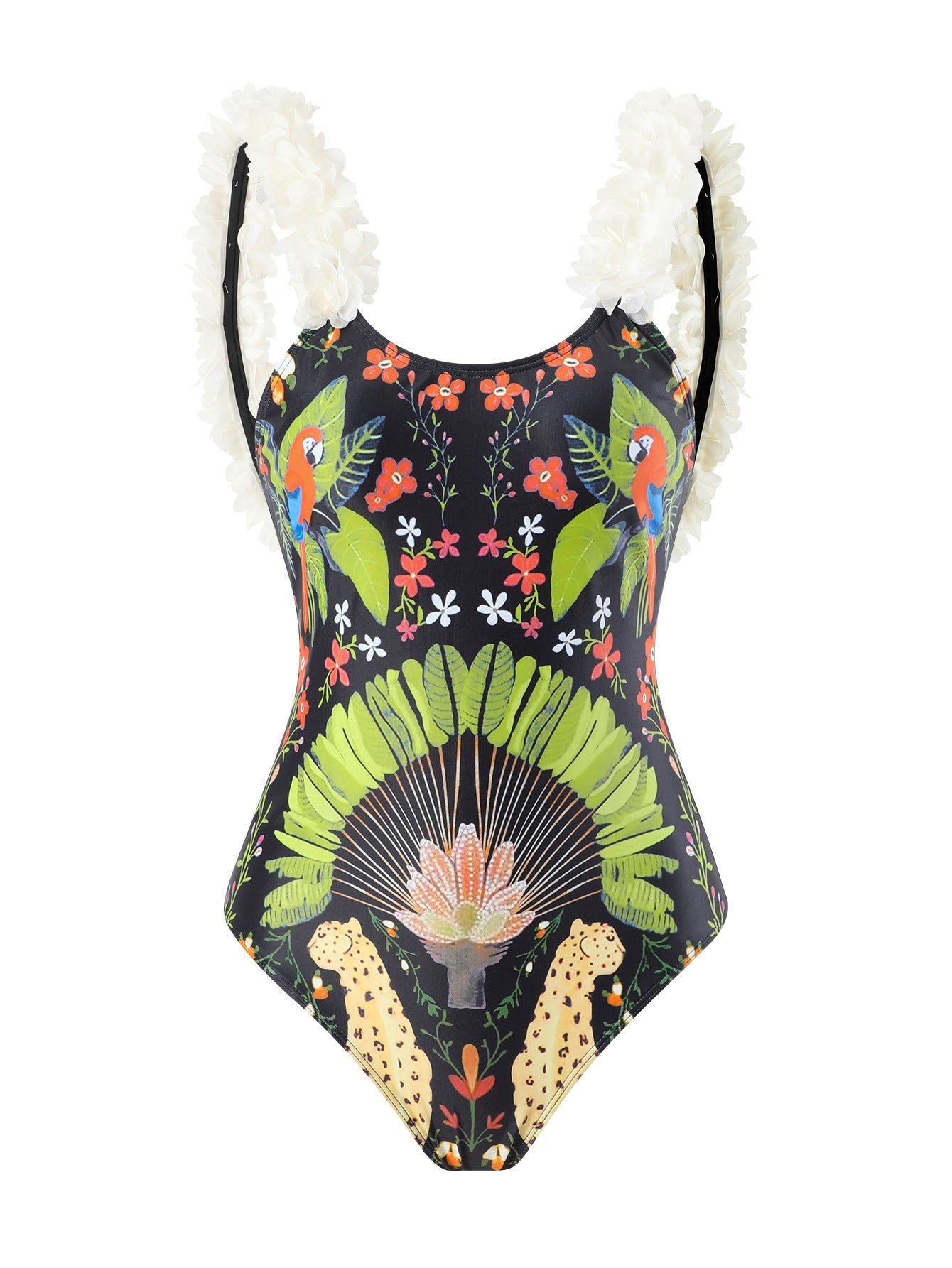 One Piece Printed Skirt Conservative Swimwear Two Piece Women Swimsuit Bella Mia