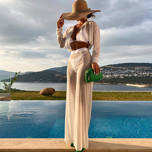 Summer Ladies Swimsuit Split Four Piece Swimsuit Summer Beach Sexy Bikini Bella Mia