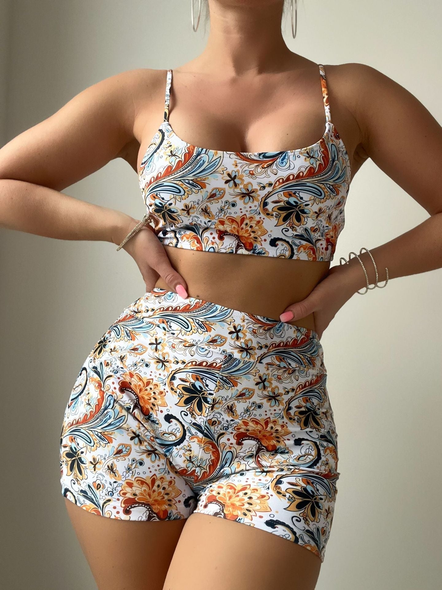 Paisley Pattern Printed Bikini Suit Bella Mia