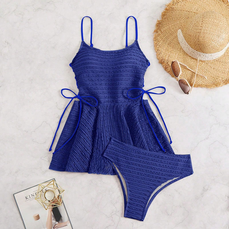 Suspender Dress Swimsuit Women High Sense Beach Spring Bikini Two Piece Sets Swimsuit Bella Mia