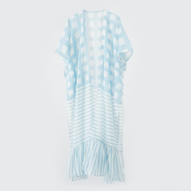 Overseas Travel Vacation Blouse Sun Protection Long Shawl Thin Spring Summer Women Cardigan Bella Mia